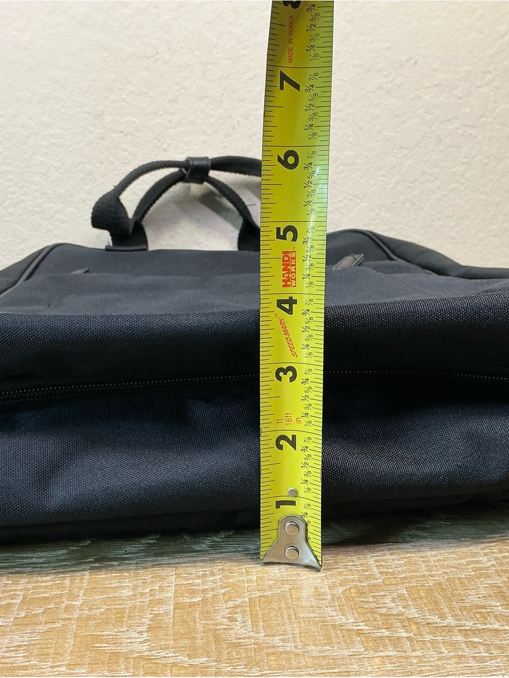 BEIS The Expandable Backpack in Black - Picture 12 of 12